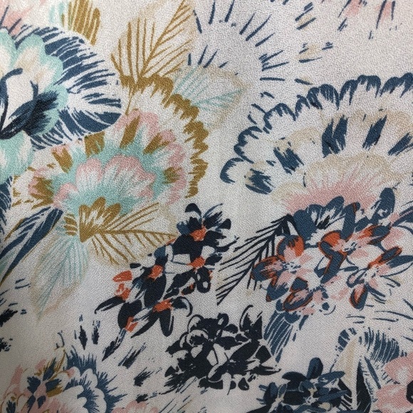 Roxy- Floral Print Beach Style Dress size: M - Picture 5 of 11